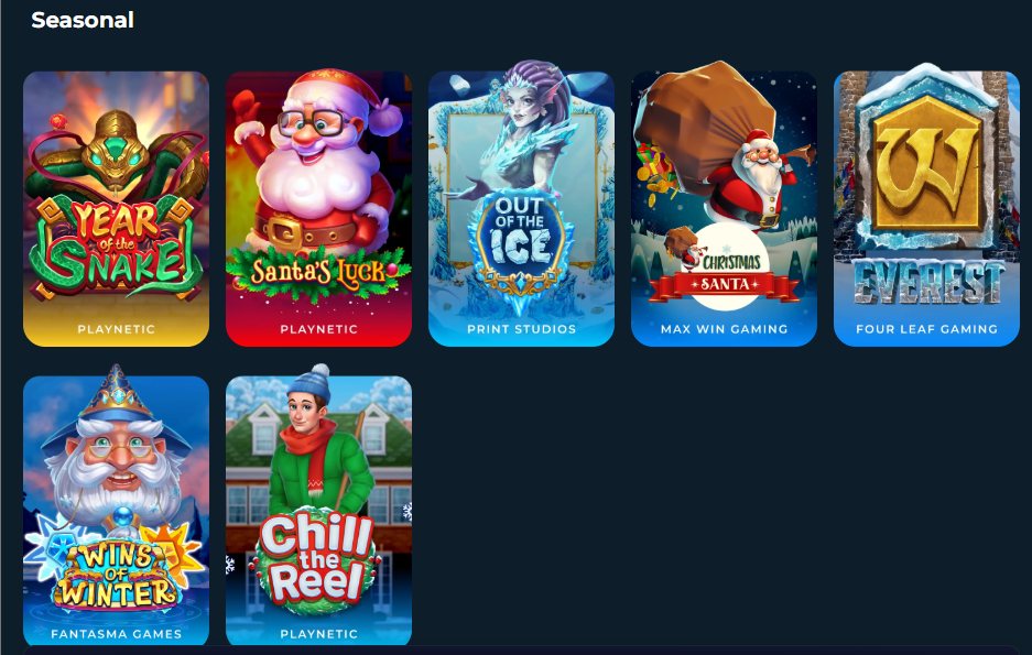 Seasonal Games Casino.Click