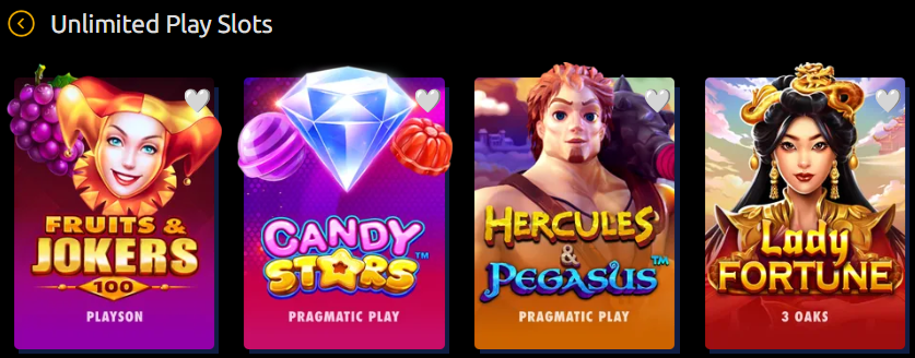 Unlimited Play slots