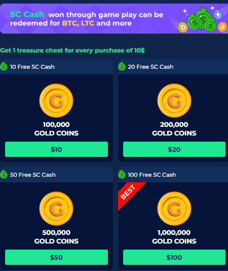 Supported Purchase Packages