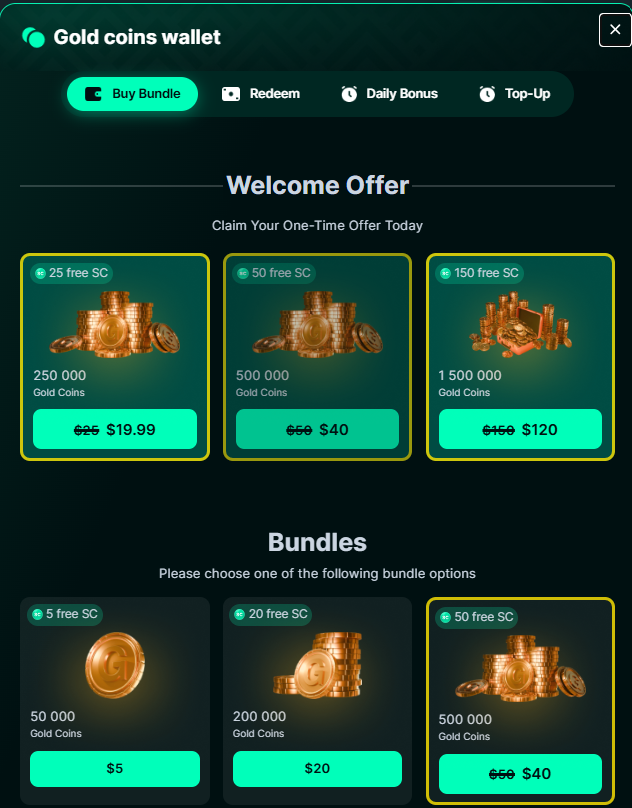 Welcome Offer Punt Casino