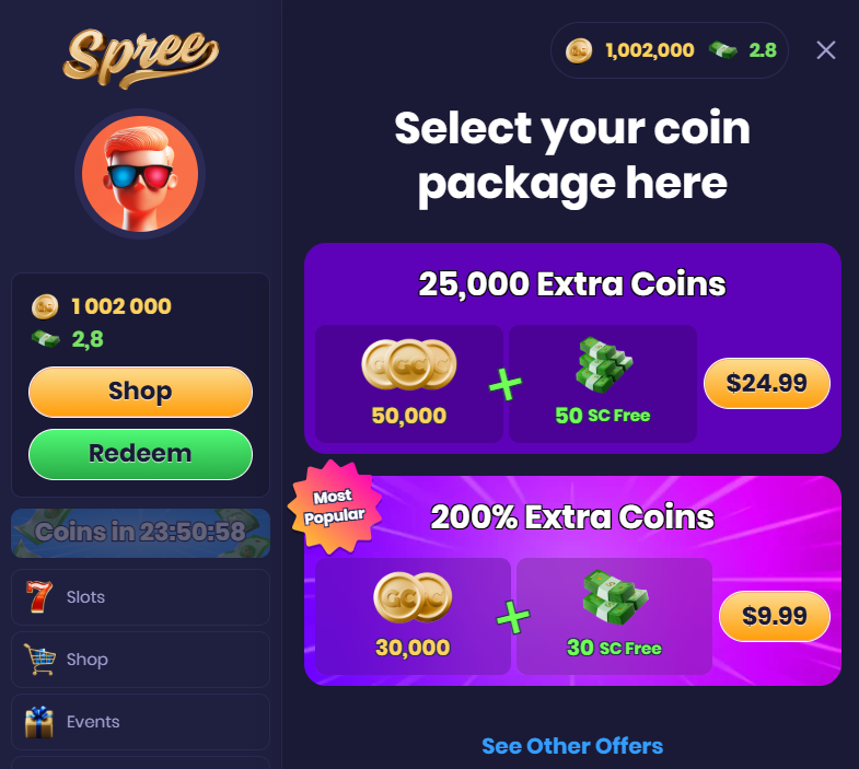 spree casino