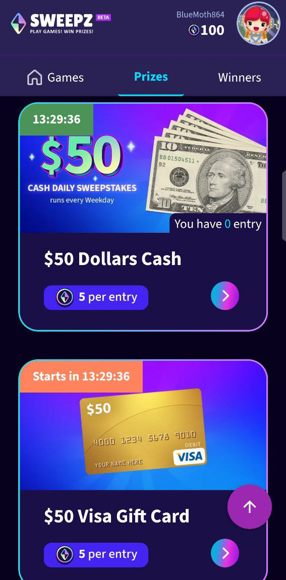 Sweepz Casino Banking