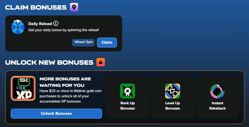 MyPrize.us Social Casino Bonuses