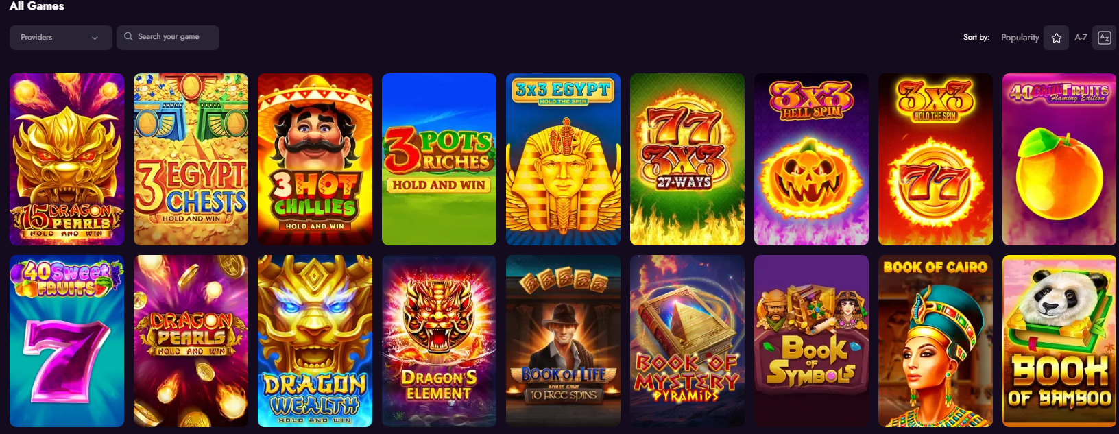 Cashoomo Casino-Style Games
