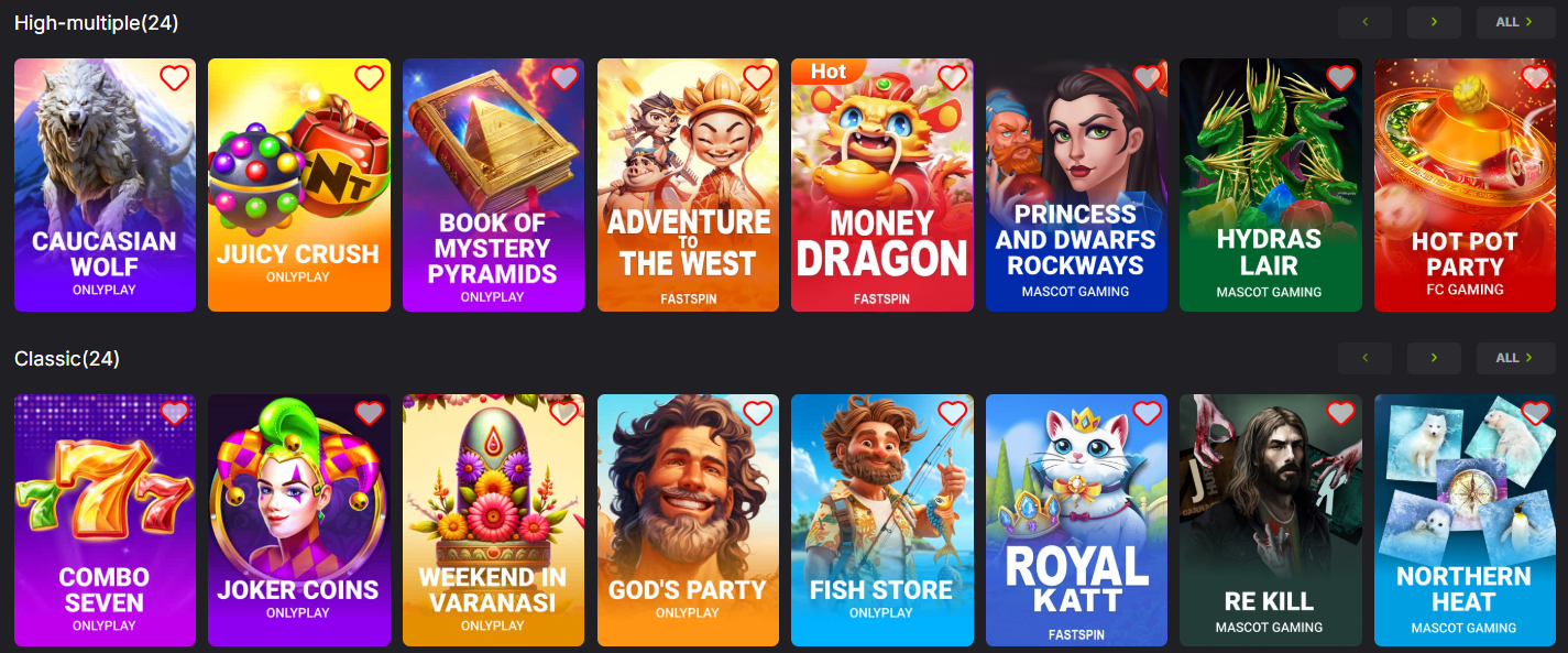 Dollar Mills Casino-Style Games