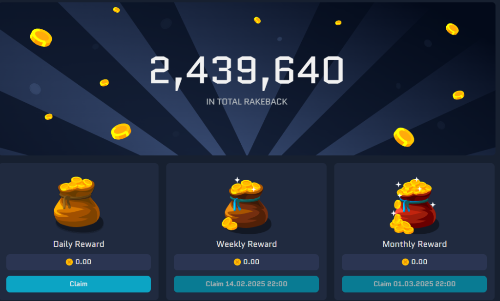 Rakeback Bonus at Runestake Casino