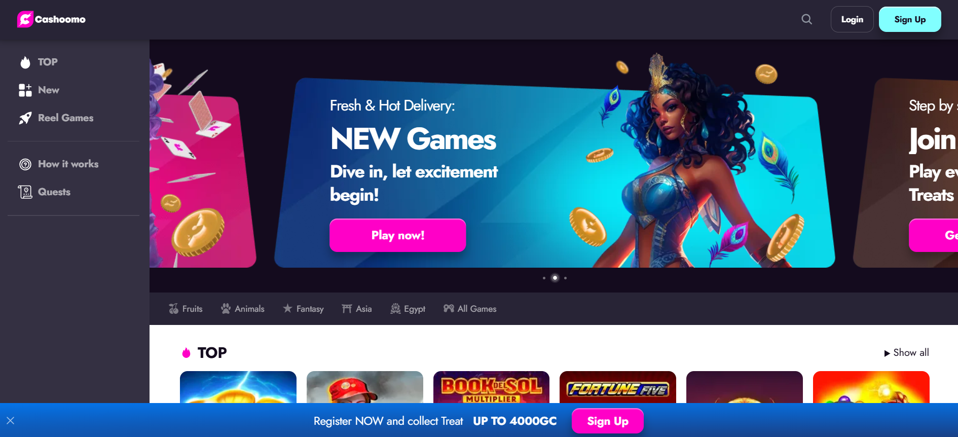 Cashoomo Casino Review