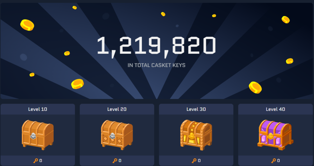 Level-Up Cases at Runestake Casino
