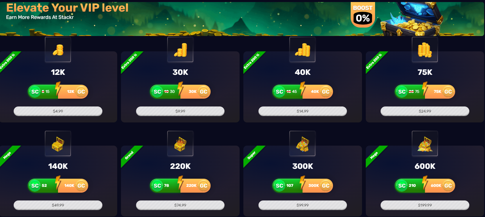 Stackr Casino Banking