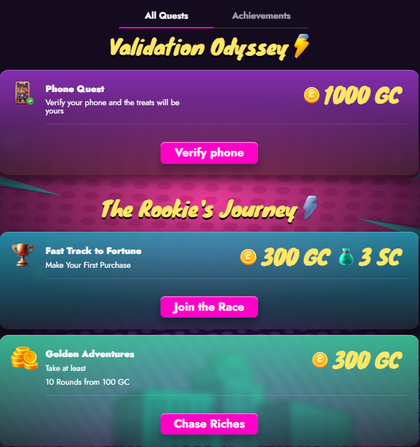 Competitions at Cashoomo Casino