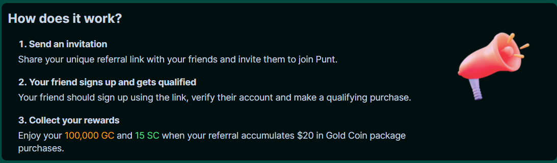 Referral Program Punt Casino