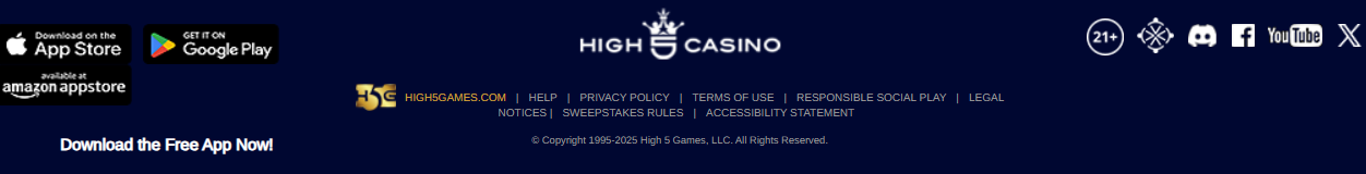 High 5 Casino UX