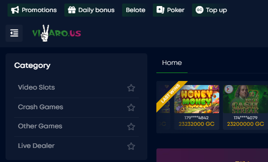 Vivaro Casino UX