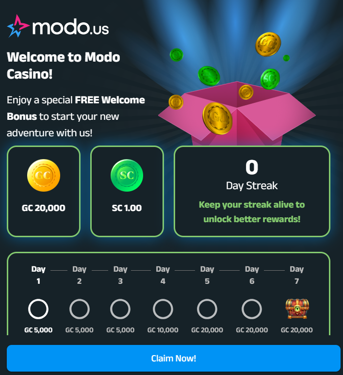 Modo.us Casino Bonuses