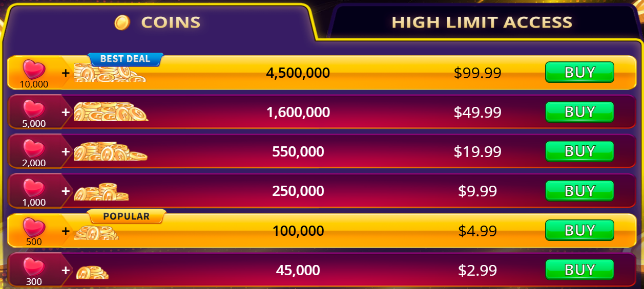 Hard Rock Social Casino Banking