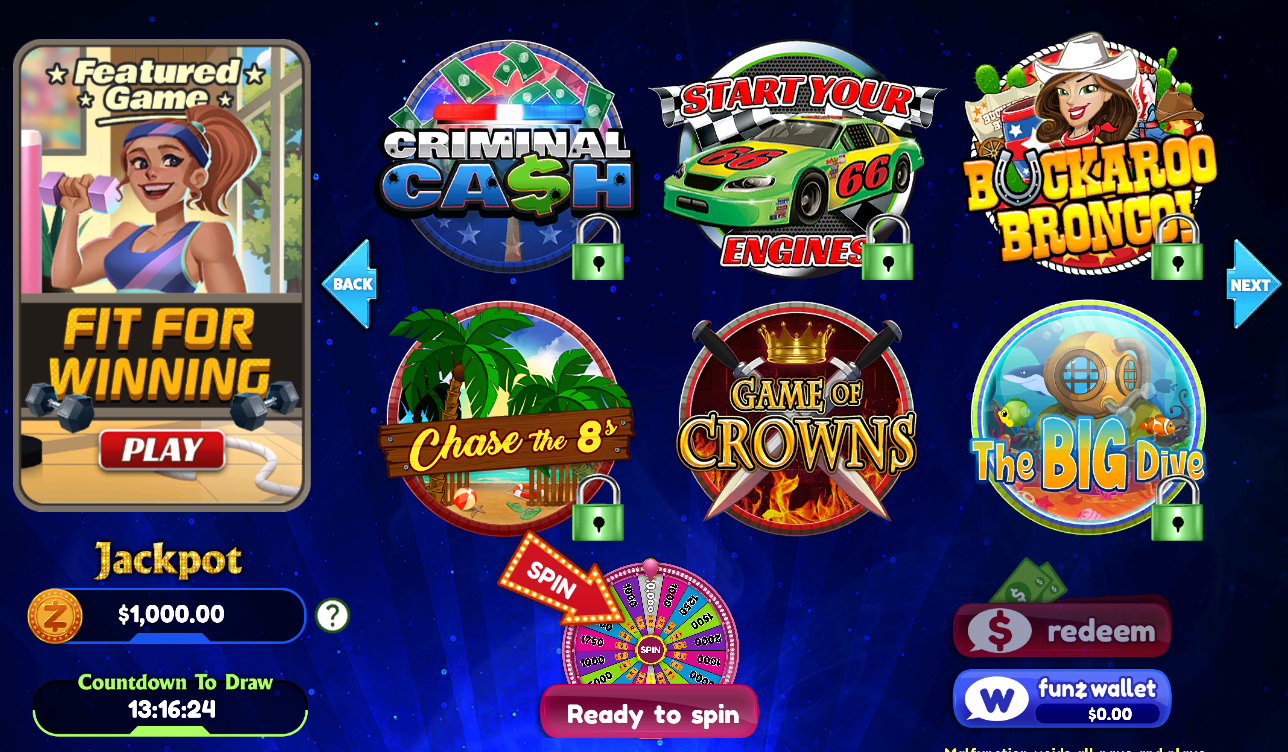Funzpoints Casino-Style Games