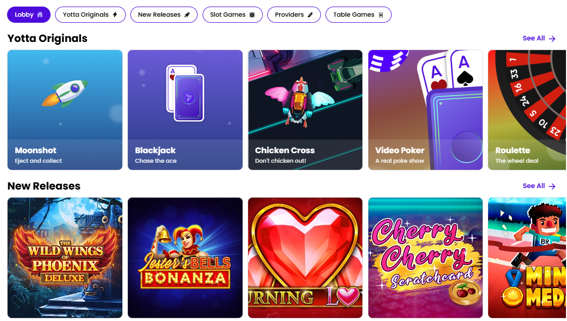 Yotta Casino-Style Games
