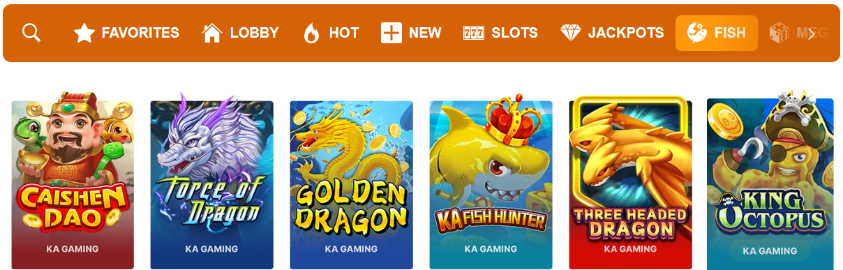 Fish Games at Zula Casino