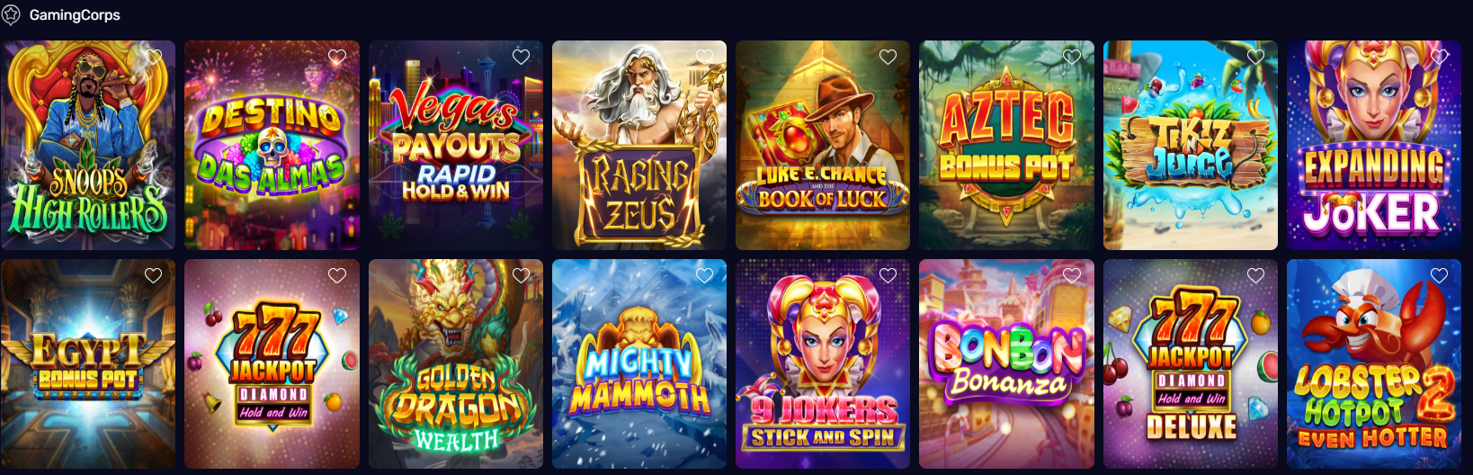 GamingCorps at Stackr Casino