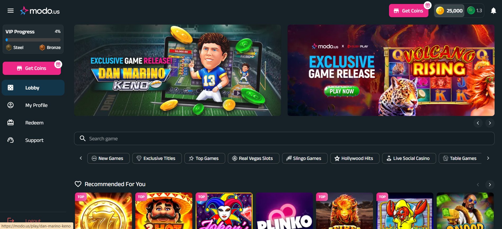 Modo.us Casino Review