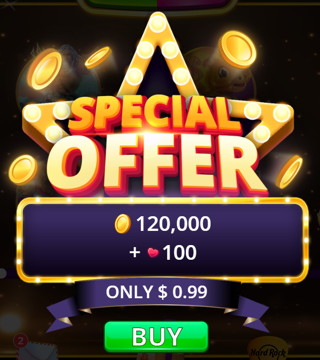 Special Offers at Hard Rock Social Casino