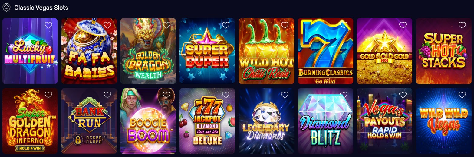 Online Games at Stackr Casino