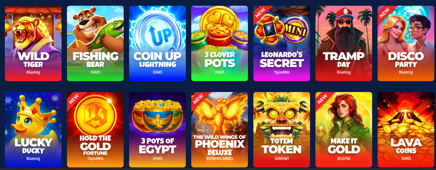 Online Slots at LuckyBird Casino