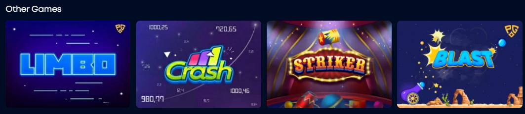 Other Games at Vivaro Casino
