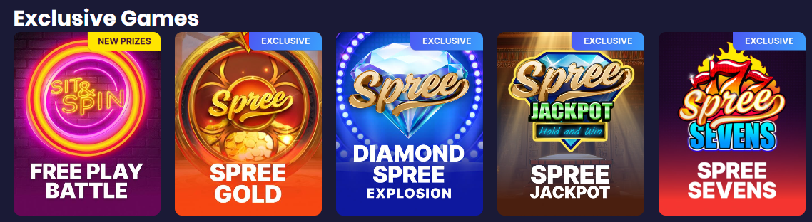 Sit & Spin Multiplayer Slot at Spree Casino