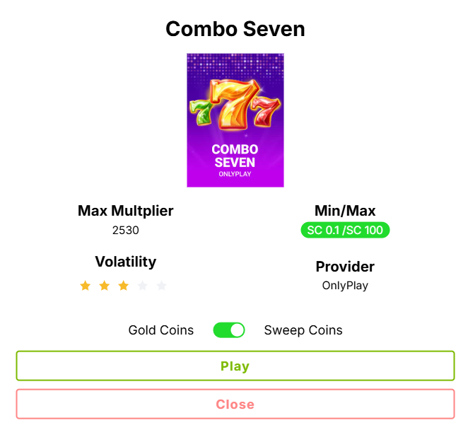 Dollar Mills Casino UX