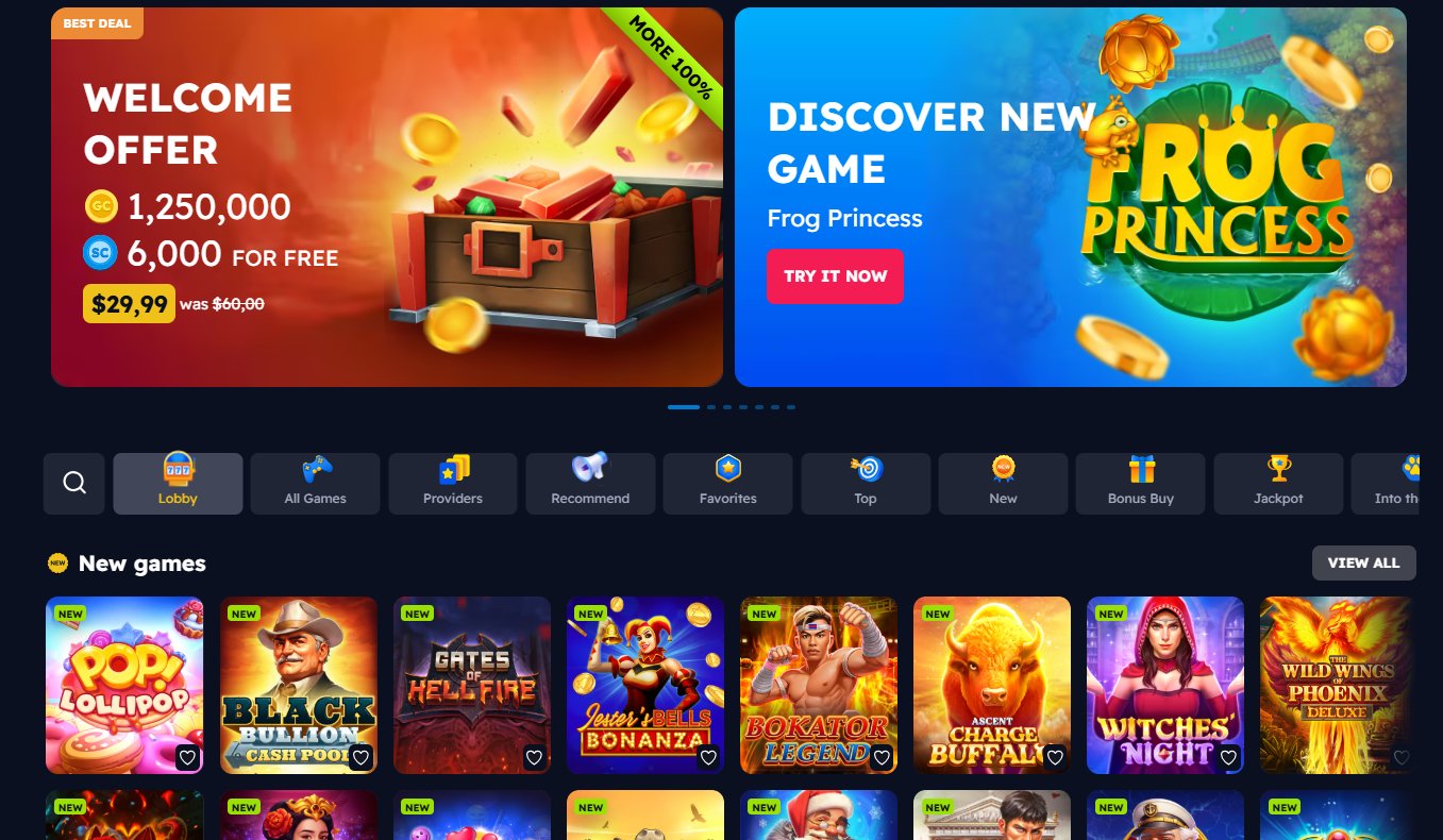 NoLimitCoins Casino UX